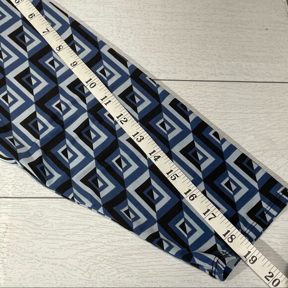 JW Blue Abstract Print Shirt Stylish & Unique Design Size XL - Picture 6 of 10